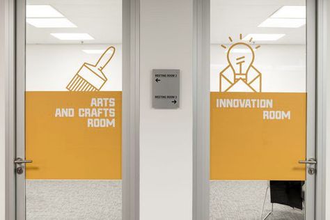 Office Signage Design, House Signage, Office Wall Graphics, Office Graphics, Room Signage, Door Signage, Office Wall Design, Office Signage, Modern Office Interiors