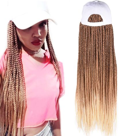 Marley Braiding Hair, Box Braids Wig, Box Braid Hair, Blonde Box Braids, Faux Locs Hairstyles, Braided Cornrow Hairstyles, Ombre Blonde, Box Braid Wig, Braid In Hair Extensions