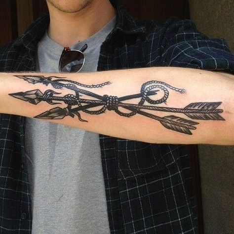 Top 100 Best Forearm Tattoos for Men - Unique Designs & Cool ideas | Improb Native American Arrow Tattoo, Arrow Tattoo Meaning, Native American Arrow, Mens Arrow Tattoo, Arrow Tattoo On Wrist, Meaning Of Arrow Tattoo, Arrow Tattoo Design, Wild Tattoo, Tattoo Inspiration Men