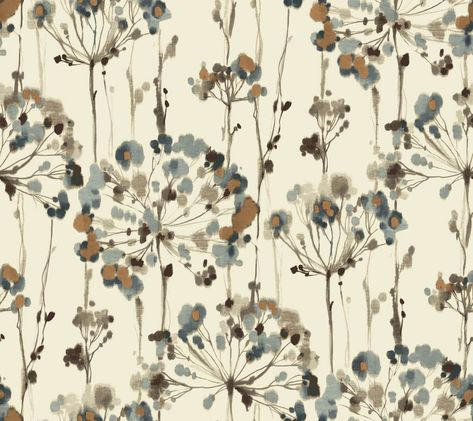 Candice Olson, A Street Prints, Dandelion Clock, Rustic Bouquet, Antique Bottle, Contemporary Wallpaper, York Wallcoverings, Botanical Wallpaper, Magnolia Homes