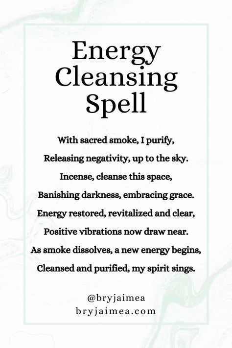 Refresh your aura with this powerful energy cleansing spell! Clear away negativity and invite positivity into your life. Using simple ingredients and focused intention, this spell will help you release stagnant energy and create a harmonious environment. Perfect for anyone seeking to cleanse their space and uplift their spirits. Embrace the power of positive energy and let your light shine brightly! #EnergyCleansing #PositiveVibes #Spellcasting #ManifestPositivity Aura Cleansing Spell, Blocking Negative Energy Spell, Cleansing Spells Witchcraft, Clear Negative Energy From Self, Cleansing Room Of Negative Energy, Reverse Negative Energy Spell, Spells For Releasing, Spells For Releasing The Past, Self Cleansing Spell