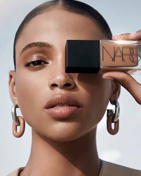 Advanced Makeup, Nars Foundation, Beauty Makeup Photography, Nars Makeup, Photoshoot Makeup, Cosmetics Photography, Beauty Photoshoot, Beauty Products Photography, Skin Foundation