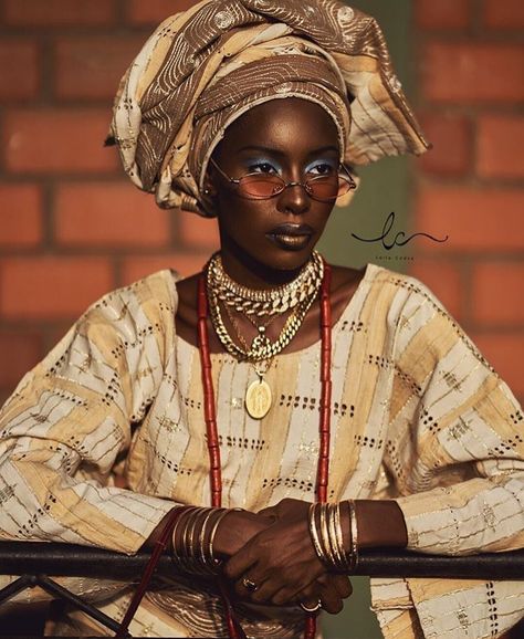 Nigerian Culture, Yoruba People, Vintage Black Glamour, Black Photography, Black Femininity, African Inspired Fashion, African Clothing Styles, African Style, Woman Portrait