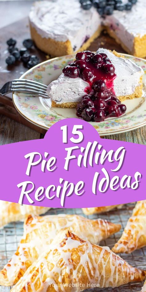 These recipes using canned pie filling save you that one extra step of making your own pie filling from scratch. These fruity desserts still taste like they are made from scratch, and no one will be any the wiser! Next time you need a dessert on the fly, give one of these treats made with canned pie filling a try! BakeItWithLove.com #bakeitwithlove #piefilling #fruit #desserts #canned #baking #easy Raspberry Pie Filling Recipes, Cherry Pie Filling Recipes Easy, Blueberry Pie Filling Recipes, Canned Pie Filling, Easy Delicious Desserts, Pie Filling Desserts, Cherry Pie Filling Recipes, Raspberry Pie Filling, Apple Pie Filling Recipes