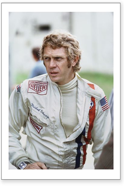 Steve McQueen - Le Mans--man in racing whites Steve Mcqueen Le Mans, Actor Steve Mcqueen, Steve Mcqueen Style, Steven Mcqueen, Steve Mc, Joe Cool, Septième Art, Clint Eastwood, Steve Mcqueen