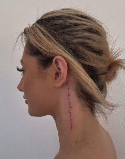 50+ Female Neck Tattoos: Unique Ideas To Feel Like a Star — InkMatch Neck Tattoos Unique, Tattoo Ideas For Neck, Throat Tattoos, Female Neck, Minimal Tattoo Ideas, Tato Minimal, Throat Tattoo, Tattoos Unique, Neck Tattoos Women