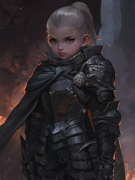 Female Gnome Fighter of Paladin Deep Gnome Female, Gnome Paladin, Halfling Paladin, Deep Gnome, Female Gnome, Character Ideas, Character Creation, Dnd Characters, Character Portraits