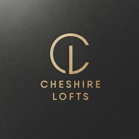 Cheshire Lofts Luxury Apartments in Auckland, NZ // Crafted by KYX Creative graphicdesignweb #brandinginspiration✔️ Cl Monogram Logo, Ideas For Boutique, Cl Monogram, Lc Logo, Dr Logo, Logo Design Unique, Loft Luxury, Logo Design Women, Cl Logo