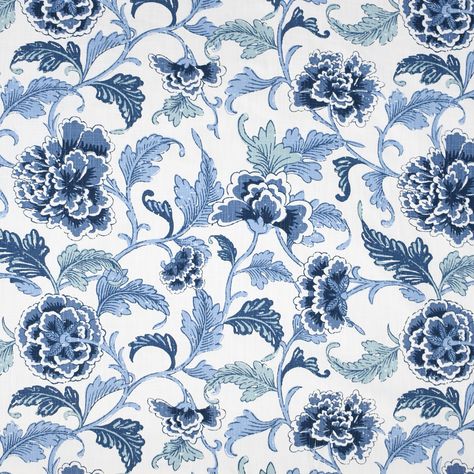 Insta Backgrounds, Motif Ideas, Indigo Pattern, Greenhouse Fabrics, Indigo Floral, Indigo Prints, Blue And White Fabric, Blue Texture, Damask Wallpaper