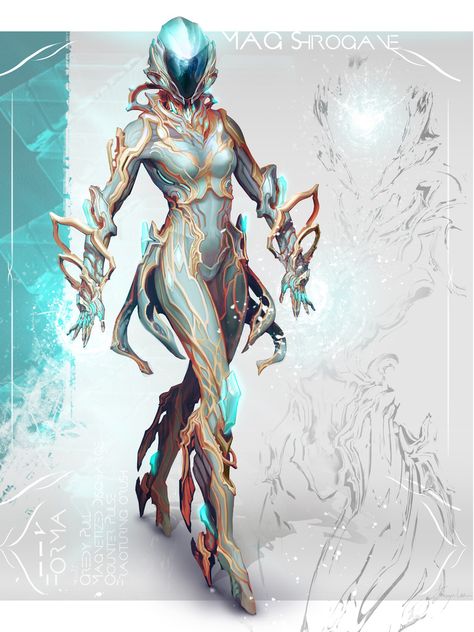 Warframe Armor, Warframe Characters, Warframe Art, Tesla Coil, Color Key, Fiction Idea, Skin Design, Technology Wallpaper, Warhammer 40k Artwork