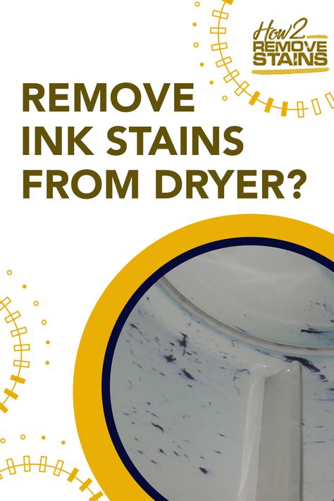 How To Get Ink Out Of Dryer, Remove Ink From Clothes, Ink Out Of Clothes, Remove Ink Stains, Ink Removal, Ink Stain Removal, Cleaning Stuff, Stain On Clothes, Pen Stain