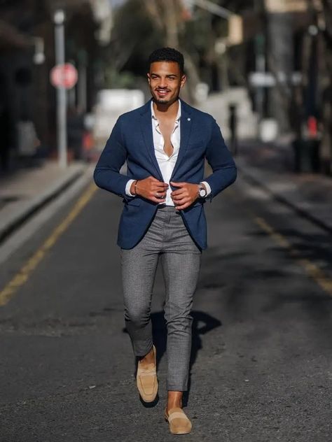 Navy Blue Blazer Matching Shirt and Pant | Navy-Blue Blazers Combination Men - TiptopGents Navy Blue Blazer Outfit Mens, Navy Blue Blazer Mens, Navy Blue Blazer Outfit, Blazer Men Outfit, Blue Blazer Outfit Men, Mens Formal Outfits, Blue Blazer Outfit, Blue Blazer Men, Blue Blazers