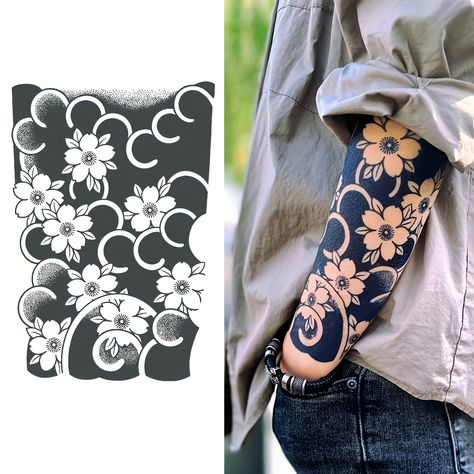 Traditional Japanese Tattoo Sleeve, Water Tattoos, First Time Tattoos, Japanese Tattoos For Men, Tattoo Japanese Style, Japanese Flower Tattoo, Kunst Tattoos, Japan Tattoo Design, Tasteful Tattoos