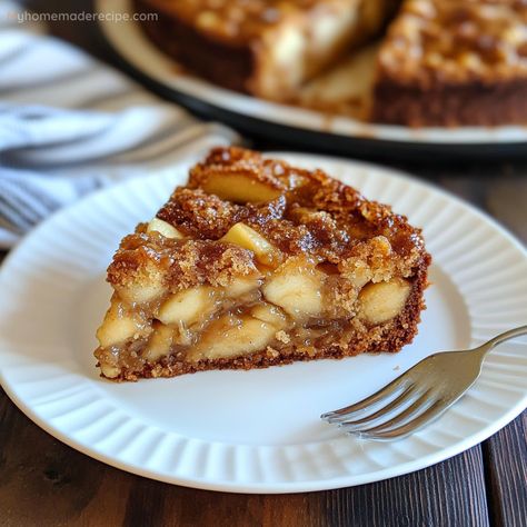 Swedish Apple Cake – A Moist and Delicious Apple Dessert - My Home Made Recipe Apple Torte Recipes, Unique Apple Pie Recipes, Swedish Apple Cake, Swedish Apple Cake Recipe, Caramel Topping Recipe, Apple Caramel Cake, Swedish Apple Pie, Apple Torte, Apple Pie Cake