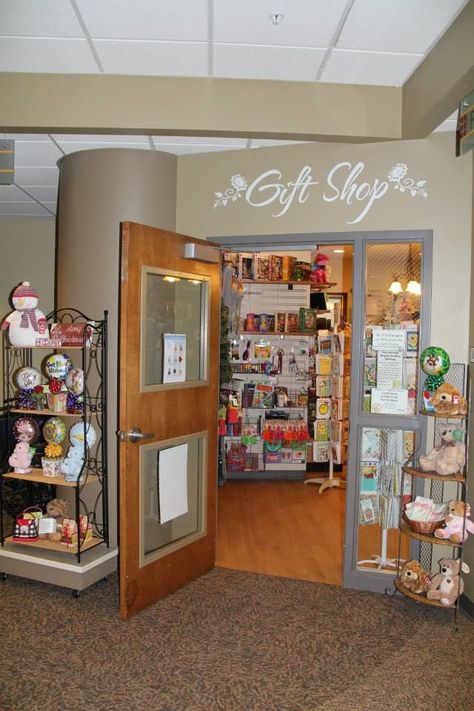 Hospital Gift Shop Display Ideas, Gift Shop Signage, Gift Shop Display, Bookstore Decor, Hospital Gift Shop, Gift Shop Interiors, Gift Shop Displays, Shop Small Business Quotes, Small Business Signs