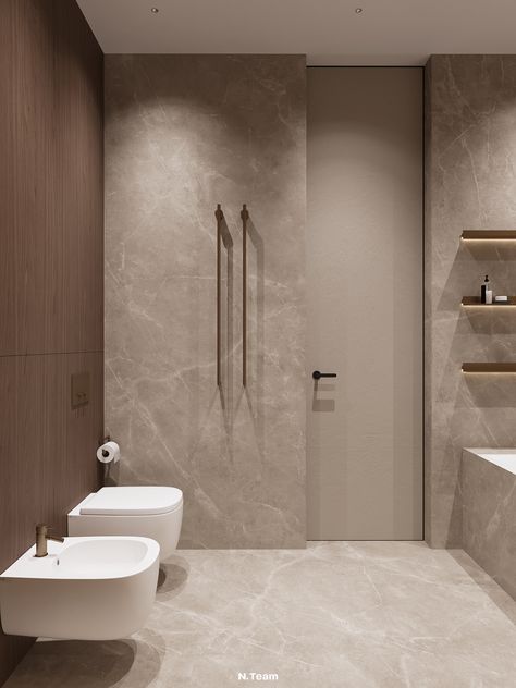 Neo Classic Bathroom Interior Design, Neoclassical Interior Design Bathroom, Organised Laundry, Bathroom Neoclassic Interior, Toilet Costume, Japan Toilet Interior, Luxury Public Bathroom, Toilet Plunger, Toilet And Bathroom Design