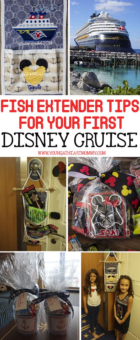 The ultimate guide to the Fish Extender gift exchange on board a Disney cruise. Here's all the tips you need to know to make it successful and fun! #DisneySMMC First Disney Cruise, Disney Cruise Fish Extender Gifts, Disney Halloween Cruise, Disney Magic Cruise, Disney Cruise Fish Extender, Disney Fantasy Cruise, Disney Cruise Door, Disney Dream Cruise, Disney Cruise Vacation