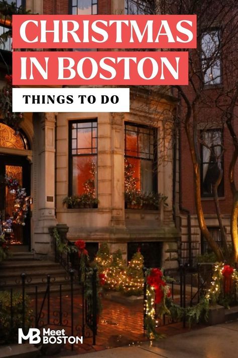 It's the most wonderful time of the year is Christmas in Boston! From tree lightings and holiday markets to outdoor ice-skating rinks and annual performances, there’s no place like the Hub for Boston's holiday Season. Whether you’re a train, plane, or just a quick car ride away, Boston’s magical merriment is worth the trip this holiday season! Visit MeetBoston for all the Christmas Events in Boston. Outdoor Ice Skating, Boston Travel Guide, Boston Vacation, Cozy Bar, Visiting Boston, Kid Friendly Restaurants, Boston Things To Do, Holiday Pops, Winter Festival