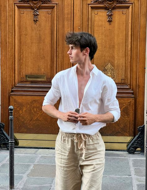 Italian Summer Outfits Men, Atlas Corrigan, Italian Summer Outfits, Mens Photoshoot Poses, Aesthetic Outfits Men, Classy Outfits Men, Stylish Hoodies, Mens Casual Dress Outfits, Men Stylish Dress