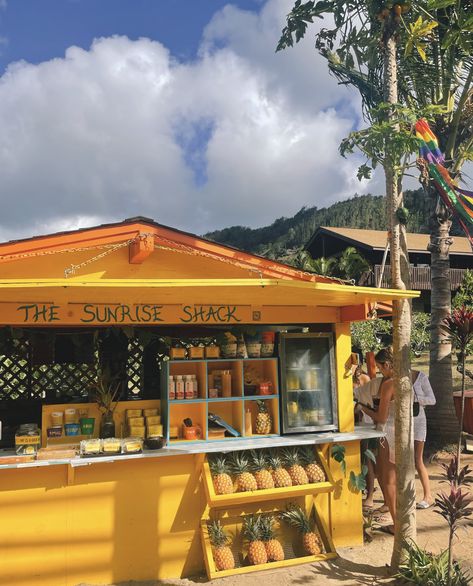 Kuai Hawaii Aesthetic, Smoothie Shack Aesthetic, Hawaiian Home Aesthetic, Sunrise Shack Oahu, Hawaiian Life Aesthetic, Hawaii Smoothie, Shack Aesthetic, Kuai Hawaii, Hawaii Aesthetic Wallpaper