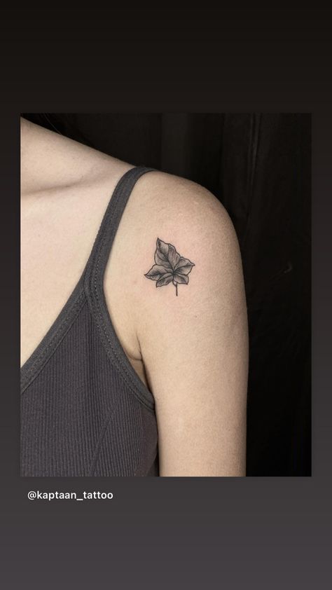 Ivy Leaf Tattoo, 2023 Tattoo, Leaf Tattoo, Ivy Leaf, Small Tattoo Designs, Body Mods, Inked Girls, Leaf Tattoos, Future Tattoos