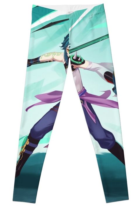 Super stretchy and durable polyester full-length leggings. Vibrant high-quality sublimation print across the front and back. Size range XXS-XL. Xiao may have the appearance of a young man, but his true age is something over two thousand years. Cursed Genshin, When Im Bored, A Thousand Years, Emo Boys, Boys Casual, What’s Going On, Kpop Memes, Genshin Impact, Full Length