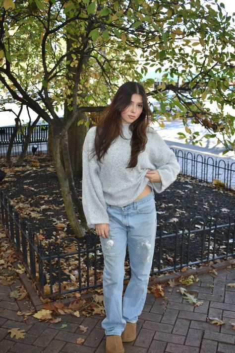 Baggy jeans, sweater Baggy Jeans, Fall Outfits, Pins, Autumn Outfits