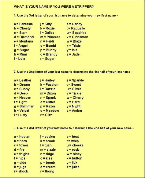 My striper name is Bambi sunny tower Funny Name Generator, Free Online Chat, Magic Mike Xxl, Name Games, Funny Names, Name Generator, What Is Your Name, Creating Characters, New Names