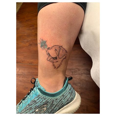 St Bernard Tattoo Ideas, Saint Bernard Tattoo Outline, Saint Bernard Tattoo Ideas, St Bernard Tattoo, Saint Bernard Tattoo, Winter Tattoo, Puppy Tattoo, Pet Tattoos, Dog Tattoo Ideas