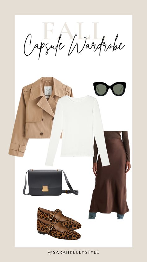 Fall Capsule Wardrobe 2024 - The Haute Homemaker Fall Capsule Wardrobe 2024, White Jeans Fall, Straight Leg Jeans Outfits, Cropped Trench Coat, Coco Chanel Fashion, Spring Denim, Maxi Skirt Outfits, Leopard Blouse, Fall Denim