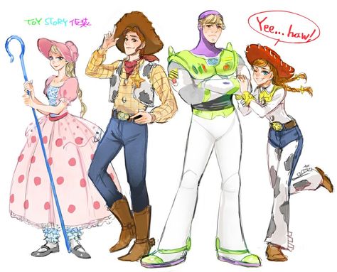 Toy Story Toy Story Fanart, Jesse Toy Story, Bo Peep Toy Story, Jessie And Buzz, Coraline Art, Disney Theory, Jessie Toy Story, Pixar Films, Disney Images