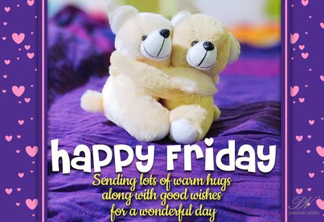 Happy Friday – Sending lots of warm hugs along with good wishes for a wonderful day The post Happy Friday – Sending lots of warm hugs along with good wishes for a wonderful day appeared first on Premium Wishes. Friday Hugs, Friday Wishes, Good Afternoon Quotes, Afternoon Quotes, Friday Motivation, Friday Feeling, Its Friday Quotes, Warm Hug, Good Afternoon