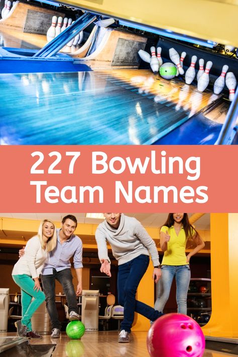 Looking for the best, most unique, funny bowling team names? Then look no further than our extensive list of categorized ideas Netball Team Names, Bowling Team Names, Best Team Names, Hockey Team Names, Softball Team Names, Girls Bowling, Fantasy Hockey, Football Team Names, Bowling League