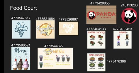 Starbucks In Bloxburg, Bloxburg Menu Codes, Shop Bloxburg, Youtube Plaque, Outfit Codes For Bloxburg, Codes For Bloxburg, Decal Bloxburg, Starbucks Outfit, Bloxburg Food Decals