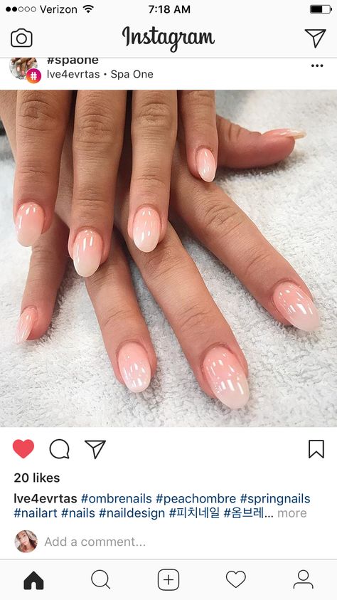 Peach Ombre Nails, Spirit Fingers, Solar Nails, Spirit Finger, Nails Art Ideas, Light Peach, Ombre Nails, Nails Ideas, Nails Art