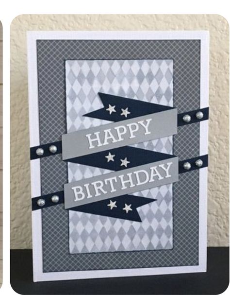 Male Birthday Cards Diy, Masculine Greeting Cards Handmade, Male Homemade Birthday Cards, Men’s Homemade Birthday Cards, Men’s Birthday Cards To Make, Boy Cards Birthday, Handmade Male Cards, Cards For Men Handmade Birthday, Mens Handmade Birthday Cards