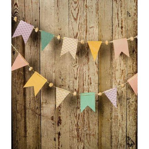 Boho Bunting, Pennant Garland, Paper Bunting, Flag Garland, Diy Banner, Pastel Paper, Diy Birthday Decorations, Pennant Banners, Color Story