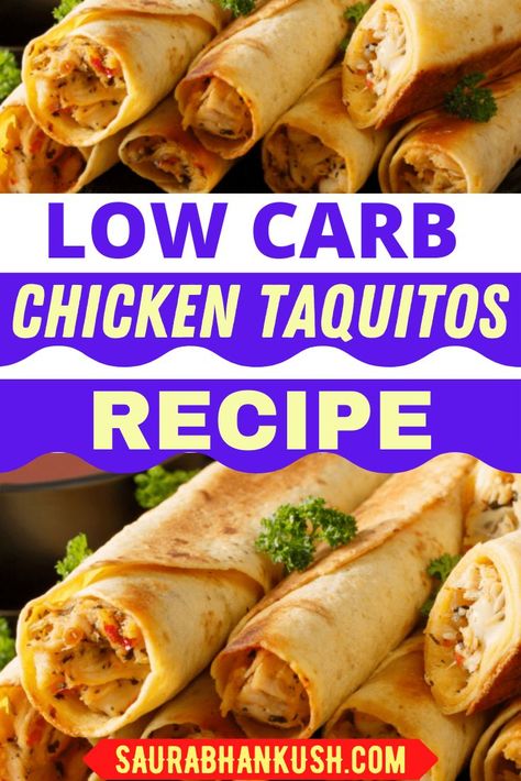 Keto chicken taquitos recipe that is chicken idea for the lunch and dinner recipe. Keto Chipotle, Chicken Taquitos Recipe, Keto Egg Recipe, Taquitos Recipe, Chicken Roll Ups, Green Chili Chicken, Roll Ups Recipes, Chicken Taquitos, Low Carb Chicken Recipes