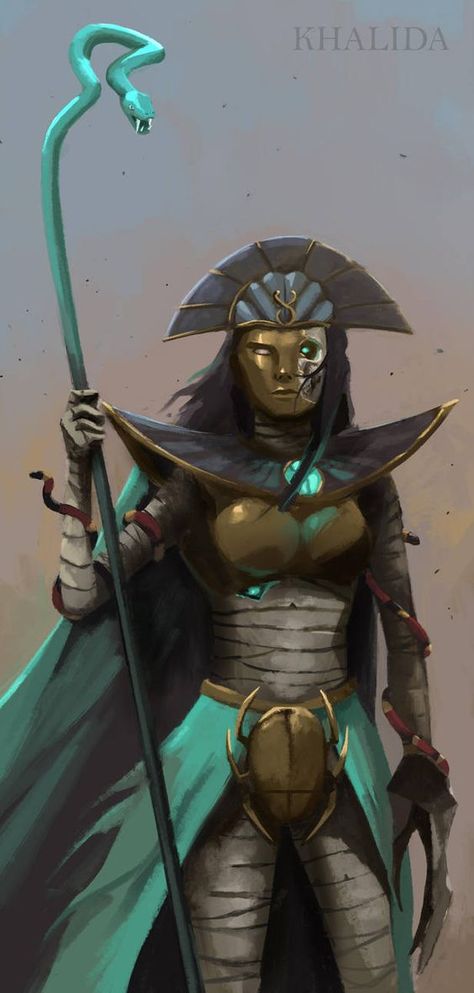 Medusa general mummy Warhammer Tomb Kings, Egypt Women, Undead Army, Tomb Kings, Age Of Sigmar, The Elder Scrolls, Warhammer Art, Warhammer Fantasy, Fantasy Rpg