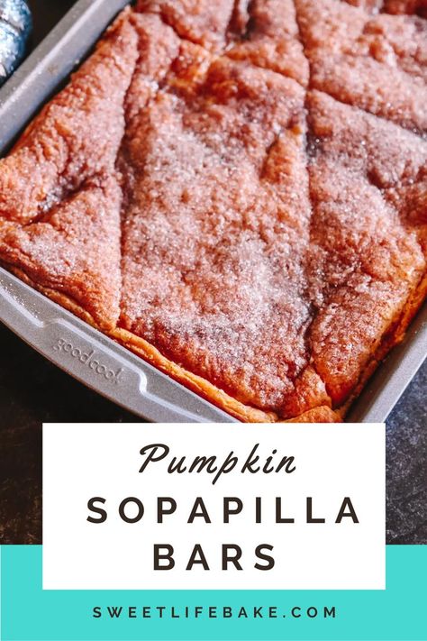 Pumpkin Sopapilla Cheesecake Bars, Chocolate Sopapilla Cheesecake, Pumpkin Churro Cheesecake Bars, Mexican Fall Desserts, Pumpkin Sopapilla Cheesecake, Pumpkin Sopapilla, Sopapilla Bars, Pumpkin Puffs, Fall Bread