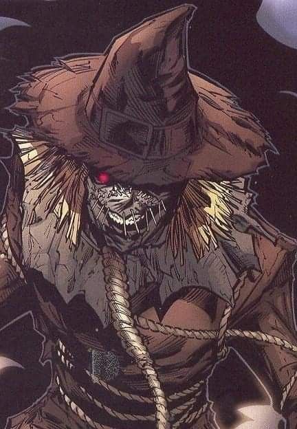 Batman Villains, Scarecrow, A Man, Batman, Red