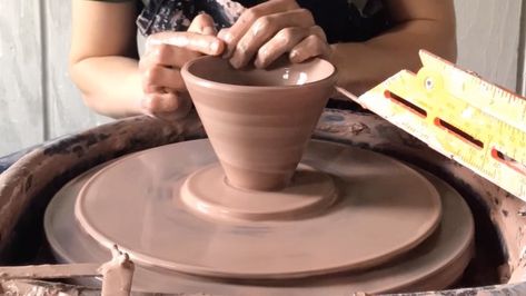 Hannah Desch on Instagram: “This is how I make my ceramic coffee pour-overs! These make a really good cup of coffee! I have about 5 in my inventory right now, let me…” Coffee Pour Over Pottery, Pottery Coffee Pour Over, Ceramic Coffee Pour Over, Hannah Rose, Percolator Coffee, Pottery Videos, Pottery Inspiration, Wheel Thrown Pottery, Pour Over Coffee