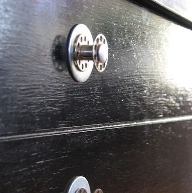 DIY Drawer Pulls - 10 Cool Cabinet Hardware Ideas - Bob Vila - Bob Vila Sewing Room Inspiration, Sewing Spaces, Sewing Room Decor, Shop Space, Dream Craft Room, Diy Drawers, Sewing Room Organization, Quilting Room, Sewing Space