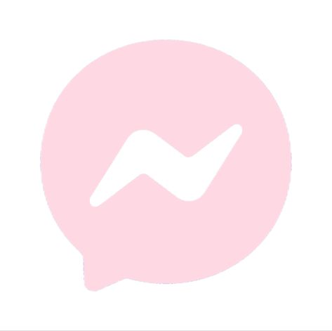 Cute Messenger Icon, Pink Messenger Icon, Messenger App Icon, Messenger Icon, Iphone Themes, Mobile App Icon, Pink Icons, Ios App Icon Design, Iphone Photo App