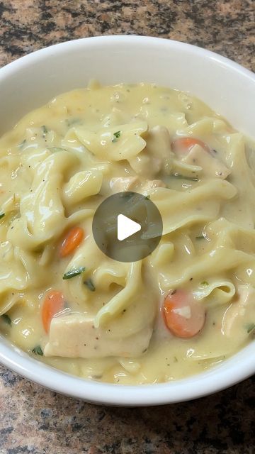 Carman Wilken on Instagram: "If comfort is what you’re craving, try these Creamy Chicken and Noodles! Guaranteed to warm your heart and belly 💛💛💛. #chickenandnoodles #comfortfood #chicken #easyrecipe #onepotmeals #dinner #food #weekendvibes" Creamy Chicken And Noodles Recipe, Creamy Chicken Noodles, Carman Wilken, Chicken And Noodles Recipe, Creamy Chicken And Noodles, Creamy Chicken Noodle, Chicken Macaroni, Chicken And Noodles, Creamy Chicken Noodle Soup