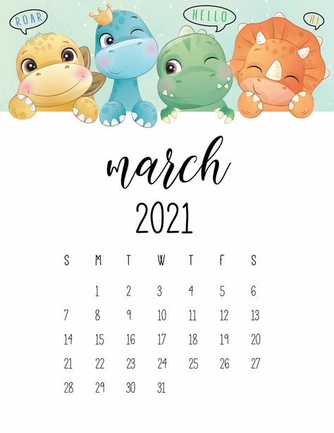 Inspirational Quotes Calendar, World Of Printables, Framed Calendar, Cute Dinosaurs, Cool Calendars, August Calendar, September Calendar, Holiday Templates, Cute Calendar