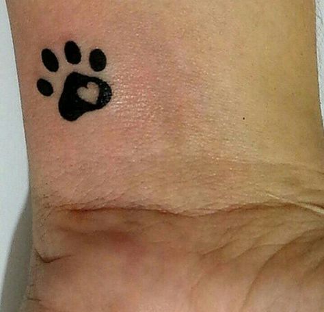 Paw Tattoo Cat Paw, Puppy Tattoos, Cat Paw Tattoos, Tatoo Dog, Puppy Tattoo, Pawprint Tattoo, Dog Paw Tattoo, Paw Tattoo, Inspiration Tattoos