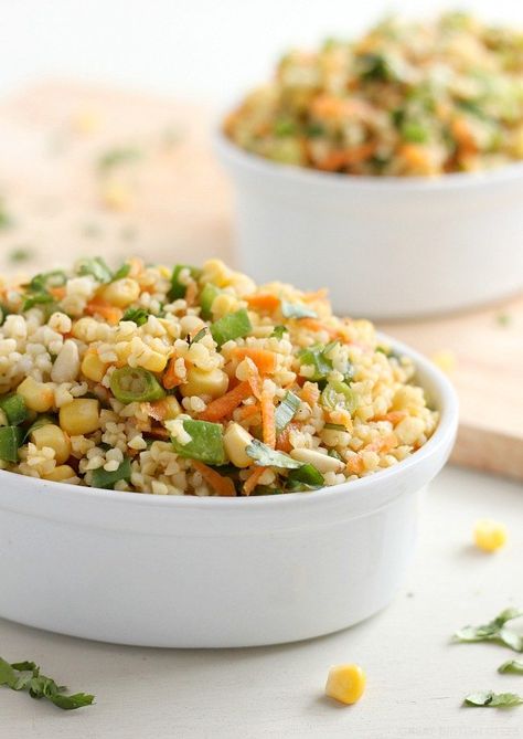 Curried Bulgur Wheat Salad Bulgur Wheat Recipes, Wheat Salad, Garlic Chickpeas, Salad Vegetarian, Bulgur Wheat, Wheat Recipes, Great British Chefs, Clam Recipes, Fruit Salad Recipes