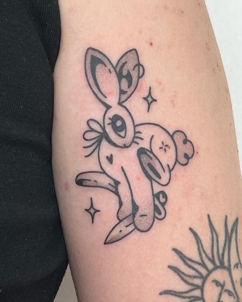 I always love tattooing bunnies 🥰 SYDNEY 28.02.-01.03 + MELBOURNE 4-5.03. and 7.03 back to back with @awkwardaron 🏄‍♀️🌊 DM me to book 👀 #melbournetattoo #sydneytattoo Mouse Tattoo, Bunny Tattoo, Melbourne Tattoo, Mouse Tattoos, Tattoo Reference, Tattoo Flash Art, Flash Art, Tattoo Flash, Love Tattoos