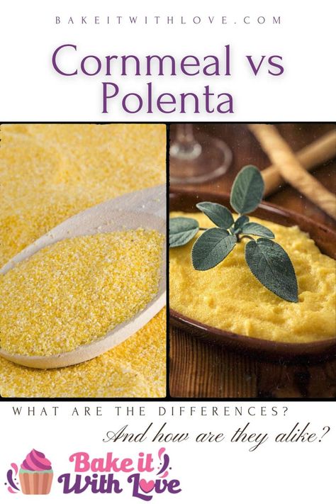 Polenta From Cornmeal, How To Make Polenta With Cornmeal, Polenta Recipes Vegan, Polenta Dishes, Cornmeal Polenta, Cornmeal Mush, Creamed Corn Cornbread, Southern Cornbread Recipe, Cornmeal Recipes